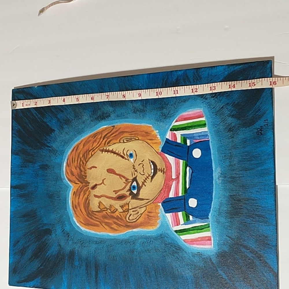 Chucky painting / original / handmade - Picture 3 of 4